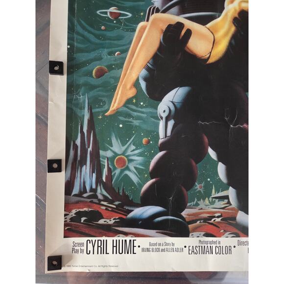 1995 FilmPrints Forbidden Planet Poster 28x22 MGM Reprint Sci-Fi Robby Robot - Picture 5 of 10